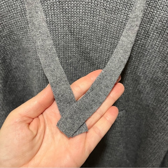 Alex Mill Women’s Gray Cotton Wool Aiden Hooded Knit Sweater XL - Picture 9 of 12